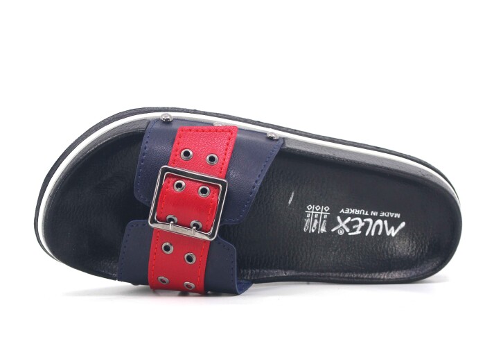 Mulex Zenne 2253 Soft Taban Büyük Tokalı Kutulu Günlük Terlik Tommy - 2