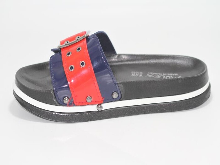Mulex Zenne 2253 Soft Taban Büyük Tokalı Poşetli Günlük Terlik Tommy Rugan