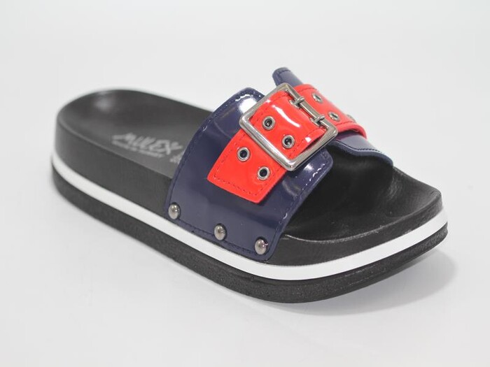 Mulex Zenne 2253 Soft Taban Büyük Tokalı Poşetli Günlük Terlik Tommy Rugan