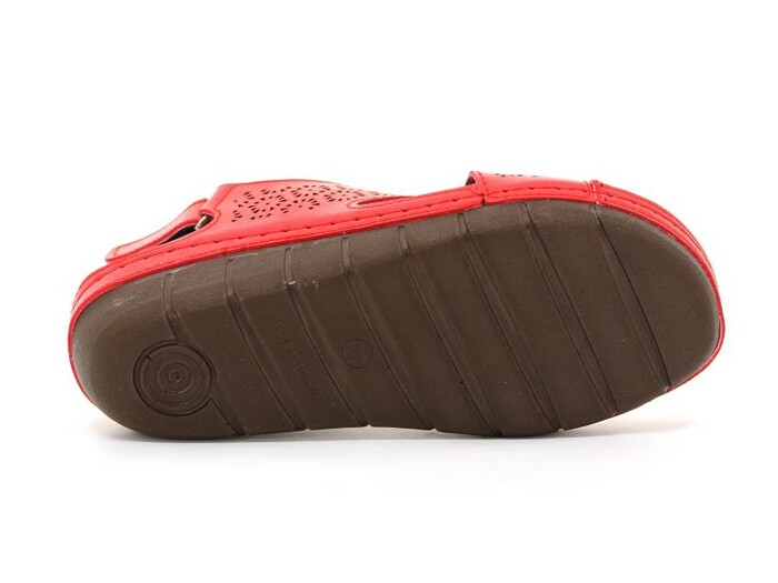 Mulex Zenne 2360 Lazerli Sandalet Kırmızı - Thumbnail