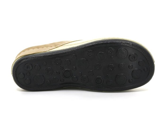 Mulex Zenne 2551 Yakalı Kışlık Kapalı Terlik Bej - 3