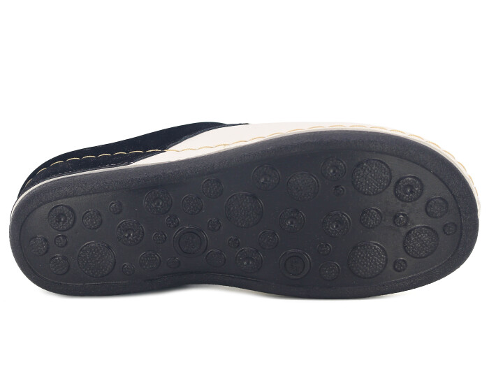 Mulex Zenne 2551 Büyük Beden Yakalı Kışlık Kapalı Terlik Beyaz - 3