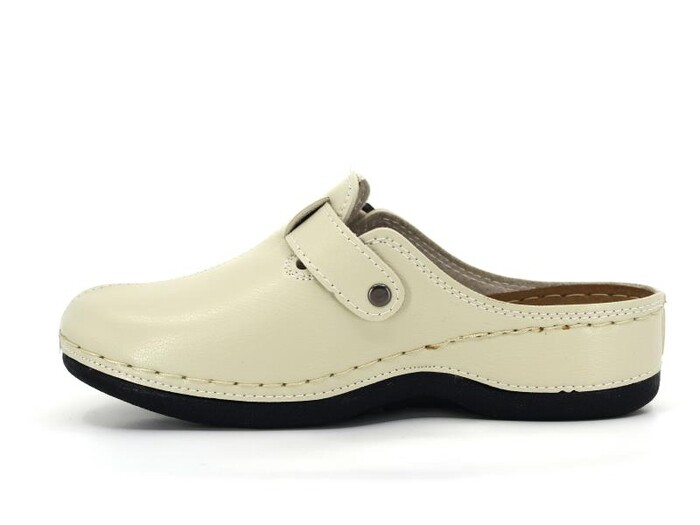 Mulex Zenne 2553 Tokalı Kışlık Burnu Kapalı Terlik Bej - 2