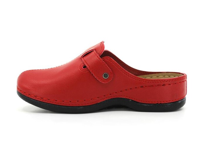 Mulex Zenne 2553 Tokalı Kışlık Burnu Kapalı Terlik Kırmızı - 2