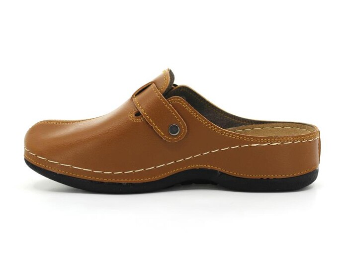 Mulex Zenne 2553 Tokalı Kışlık Burnu Kapalı Terlik Taba - Mulex (1)