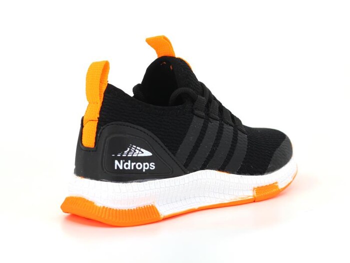 Ndrops Filet 02 Triko Spor Ayakkabı Siyah - Turuncu