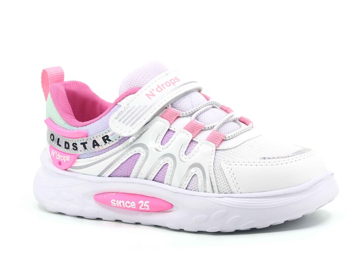 Ndrops Filet 020 Anorak Spor Ayakkabı Beyaz - Pembe - Ndrops