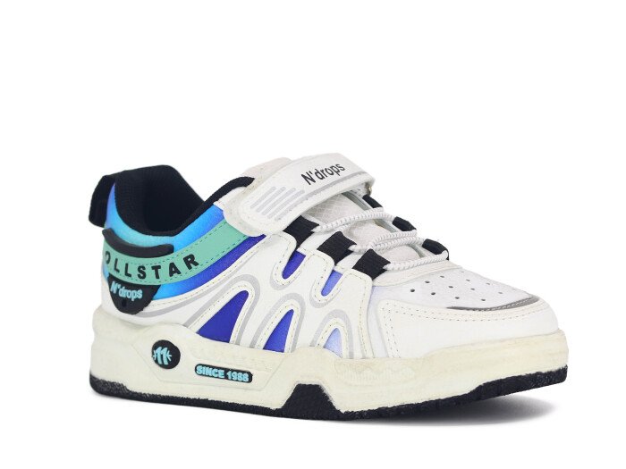 Ndrops Filet 020 Cilt Spor Ayakkabı Beyaz - Siyah - 1