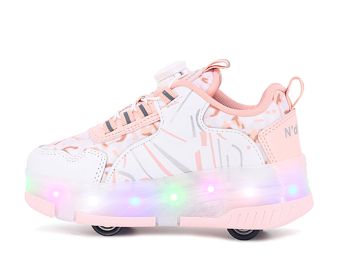 Ndrops Filet 034-P Patenli Spor Ayakkabı Pudra - Ndrops (1)