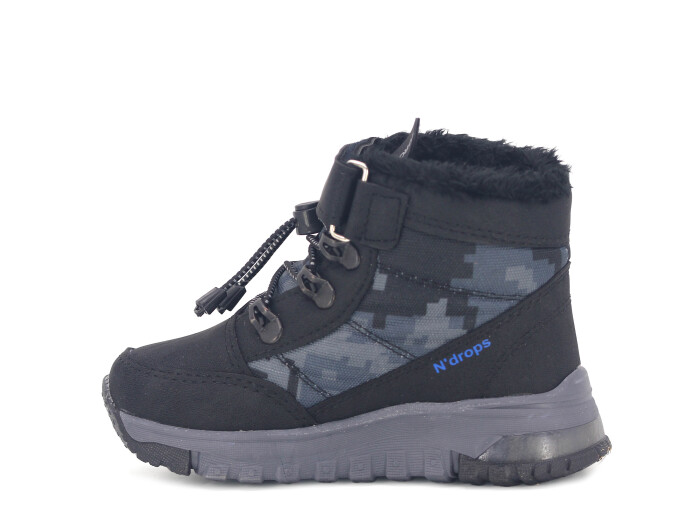 Ndrops Patik 015 Kar Bot Siyah - Saks Mavi - Ndrops (1)