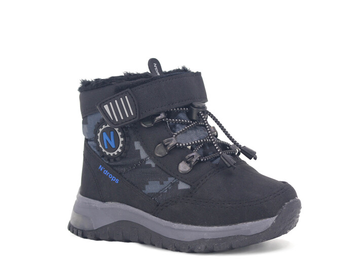 Ndrops Patik 015 Kar Bot Siyah - Saks Mavi - Ndrops