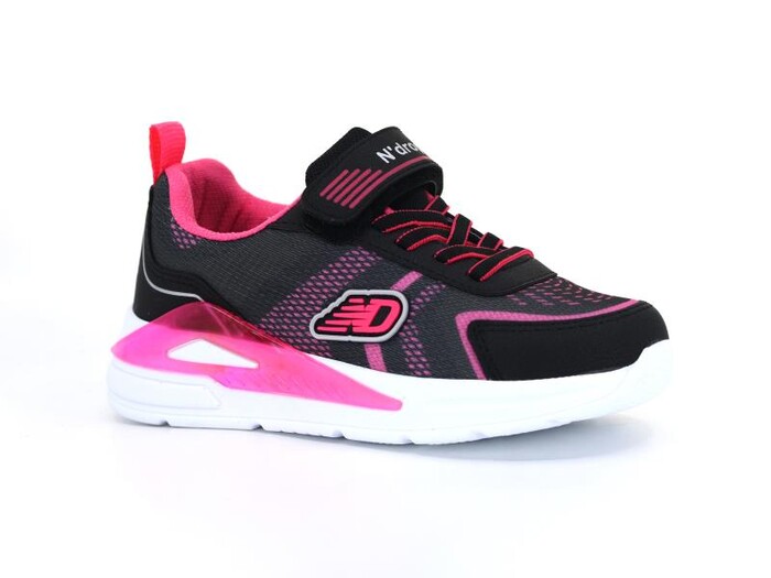 Ndrops Patik 019 Anorak Spor Ayakkabı Siyah - Fuşya - Ndrops