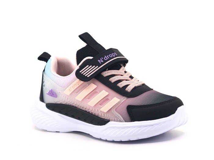 Ndrops Patik 023 Anorak Spor Ayakkabı Siyah - Pudra - Ndrops