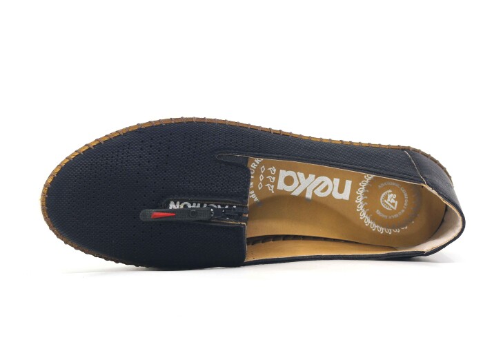 Neka Zenne 2025 Saraçlı Anne Ayakkabısı Siyah Fermuarlı - Neka (1)