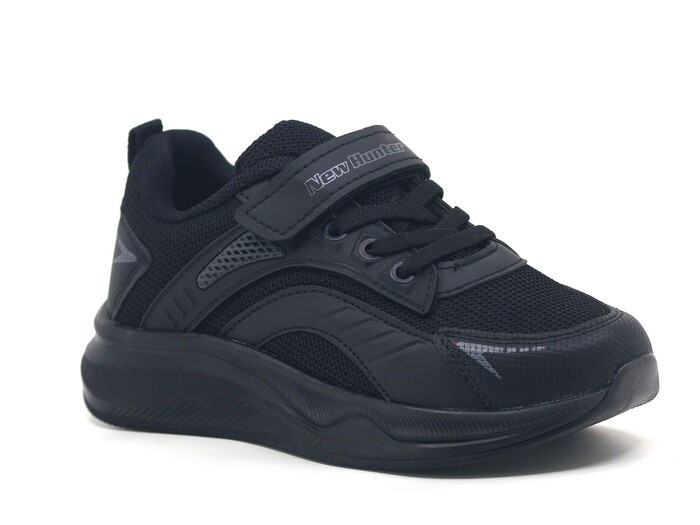 New Hunter Filet 251 Cırtlı Anorak Spor Ayakkabı Siyah - Siyah - New Hunter