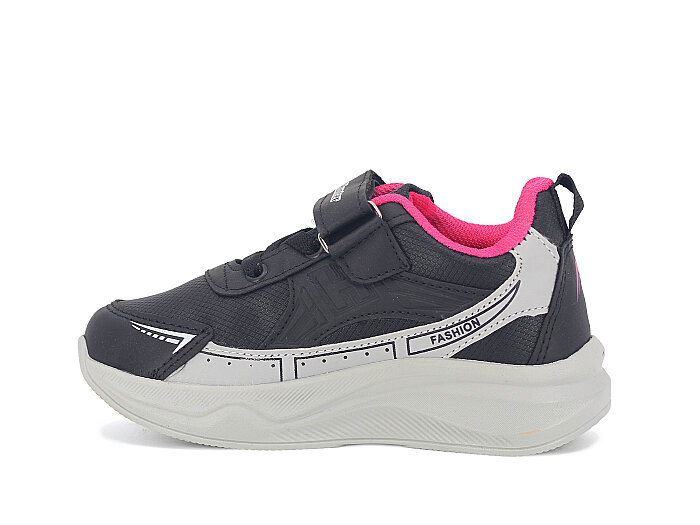 New Hunter Patik 252 Cilt Spor Ayakkabı Siyah - Fuşya - New Hunter