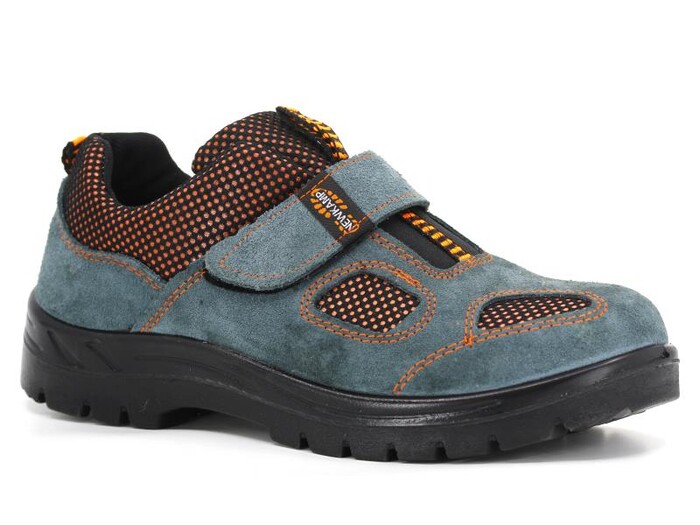 Newkamp Merdane Yazlık Erkek Çelik Burunlu İş Ayakkabısı Haki - 1