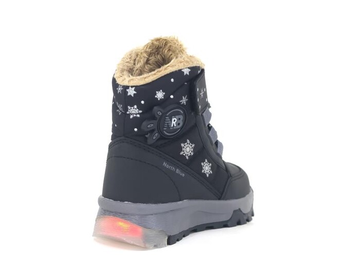 North Blue Bebe 016 Işıklı Bot Siyah - Füme - 3