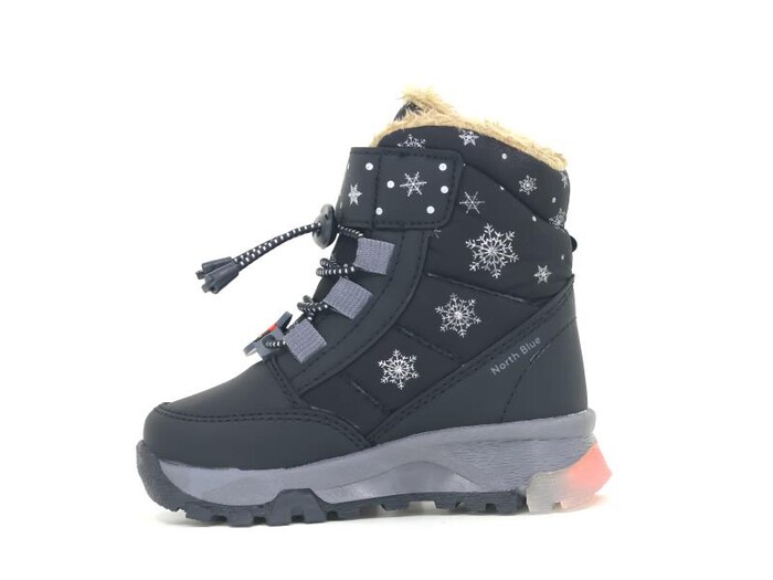 North Blue Bebe 016 Işıklı Bot Siyah - Füme - 2