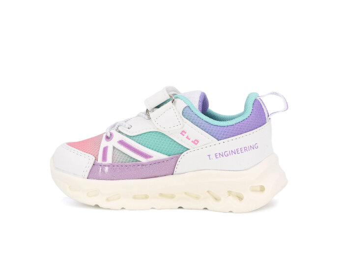 North Blue Bebe 134 Anorak Spor Ayakkabı Beyaz - Yeşil - Lila - 2