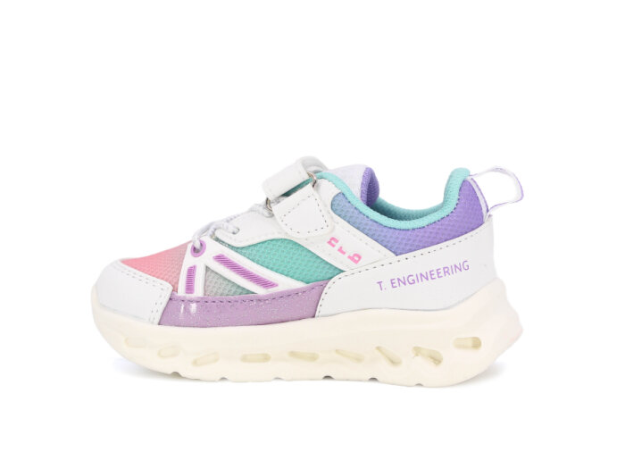 North Blue Bebe 134 Anorak Spor Ayakkabı Beyaz - Yeşil - Lila - 2