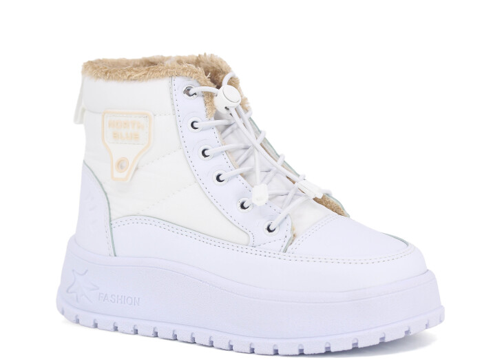 North Blue Filet 037 Bot Beyaz - North Blue