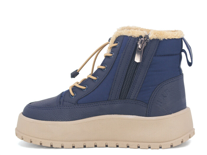 North Blue Filet 037 Bot Lacivert - Bej - 2