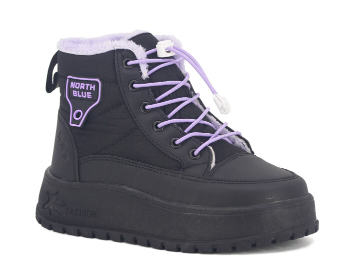North Blue Filet 037 Bot Siyah - Lila - North Blue