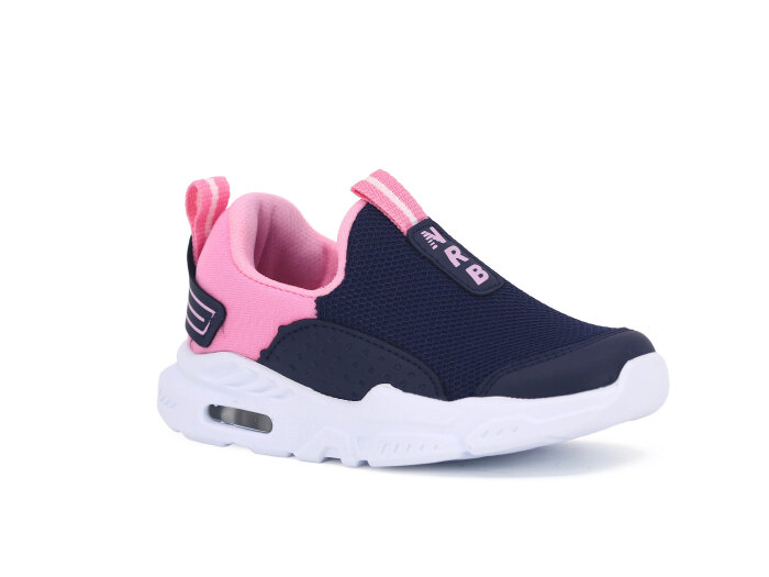 North Blue Patik 128 Işıklı Aqua Spor Ayakkabı Lacivert - Pembe - 1