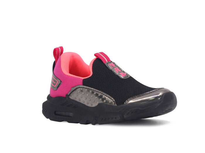 North Blue Patik 128 Işıklı Aqua Spor Ayakkabı Siyah - Fuşya - North Blue