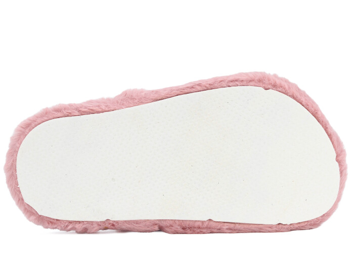 Olgun Zenne Peluş Kapalı Kışlık Ev Terliği Pembe - 3