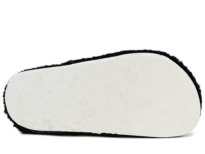 Olgun Zenne Peluş Kapalı Kışlık Ev Terliği Siyah - 3
