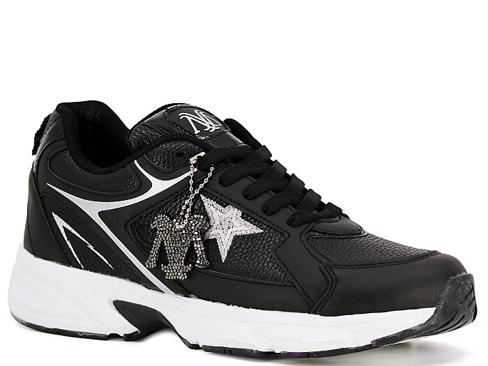 Optimum Zenne 7045 Mia Marya Kutulu Spor Ayakkabı Siyah - Beyaz - Optimum