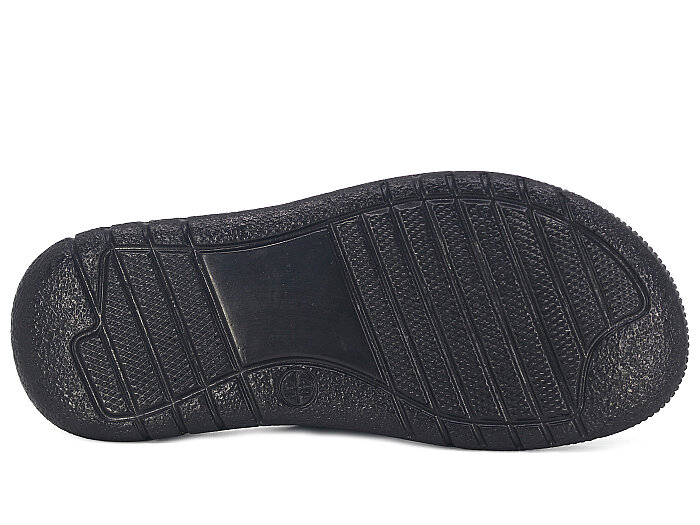 Oscar Merdane M-3111 Çapraz Kutulu Günlük Terlik Siyah - 3