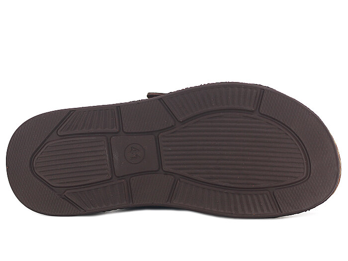 Oscar Merdane M-4102 Çift Toka Günlük Terlik Kahve - 3