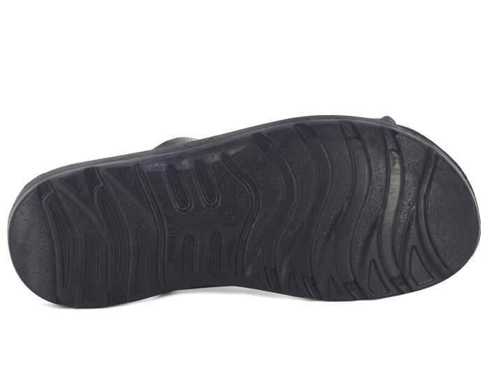 OsnSoft Merdane 19513R Cilt Günlük Terlik Siyah - 3