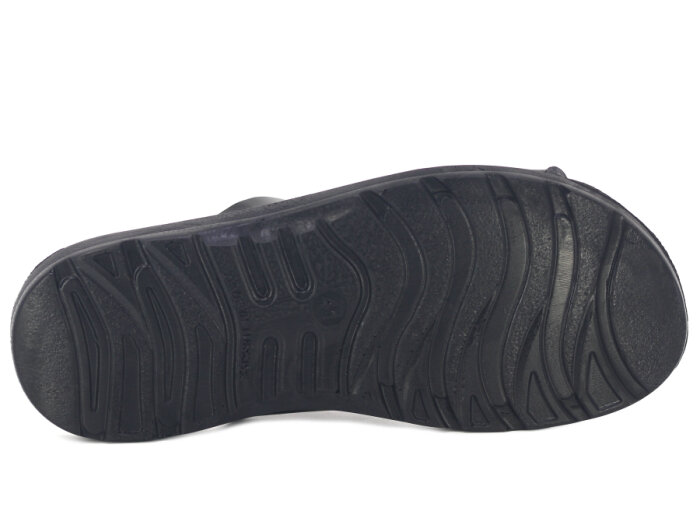 OsnSoft Merdane 19513R Cilt Günlük Terlik Siyah - 3