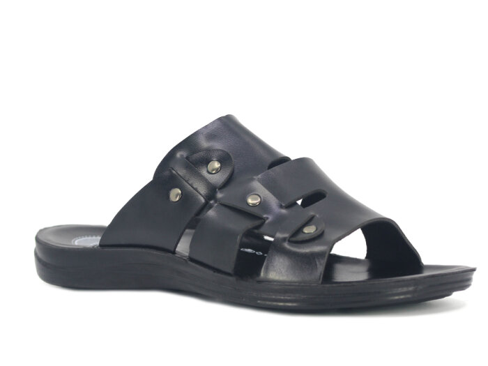 OsnSoft Merdane 19518 Cilt Günlük Terlik Siyah - 1