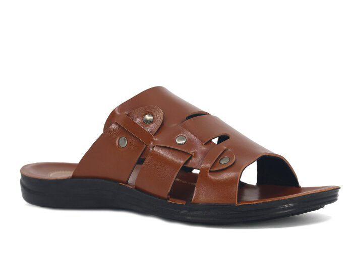 OsnSoft Merdane 19518 Cilt Günlük Terlik Taba - OsnSoft