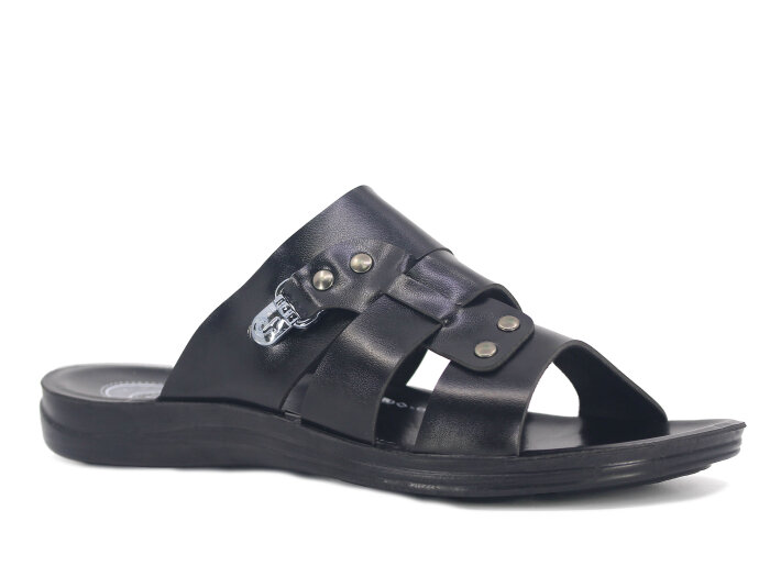 OsnSoft Merdane 19520 Cilt Günlük Terlik Siyah - OsnSoft