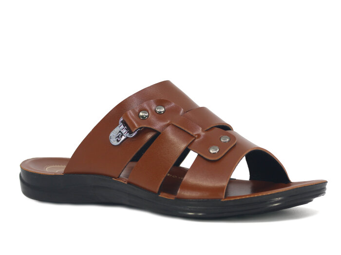 OsnSoft Merdane 19520 Cilt Günlük Terlik Taba - OsnSoft