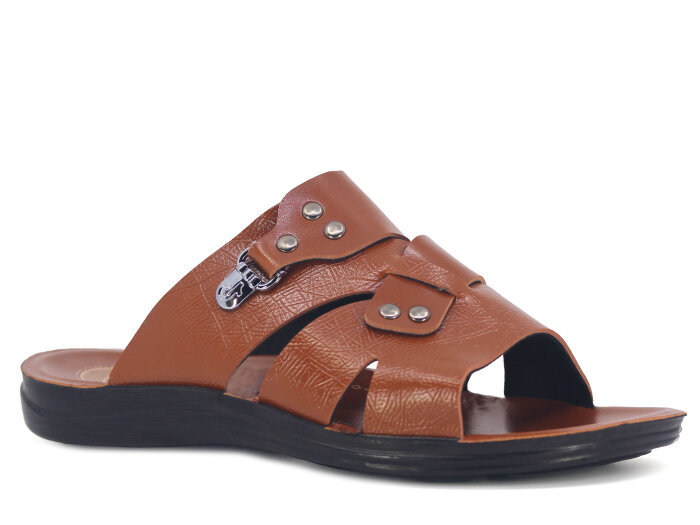 OsnSoft Merdane 19521 Cilt Günlük Terlik Taba - OsnSoft