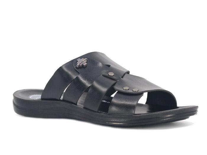 OsnSoft Merdane 19523 Cilt Günlük Terlik Siyah - OsnSoft