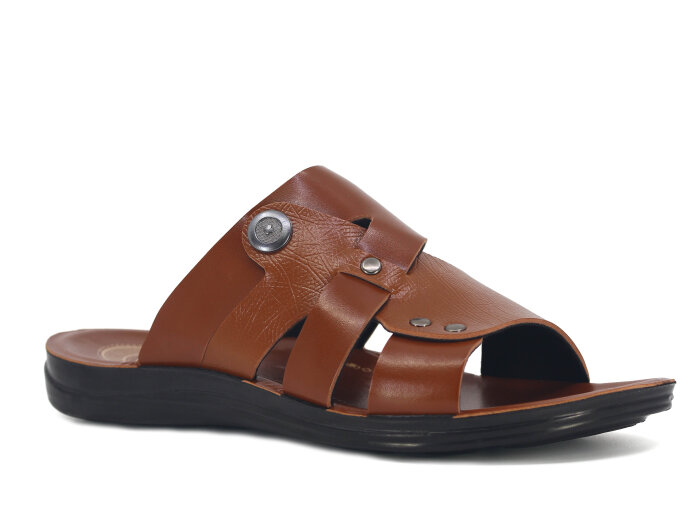 OsnSoft Merdane 19523 Cilt Günlük Terlik Taba - OsnSoft