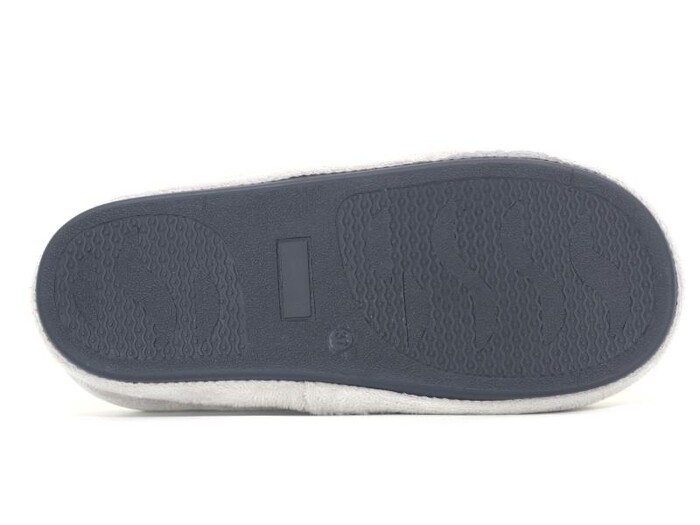 Öztaban Zenne Etiketli Finanel Kumaş Ev Terliği Gri - 3