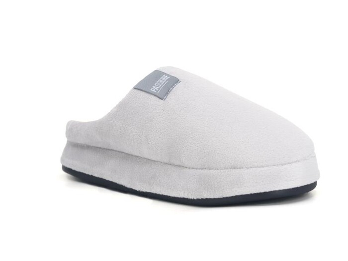 Öztaban Zenne Etiketli Finanel Kumaş Ev Terliği Gri - Öztaban