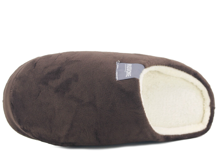 Öztaban Zenne Etiketli Finanel Kumaş Ev Terliği Kahve - 2