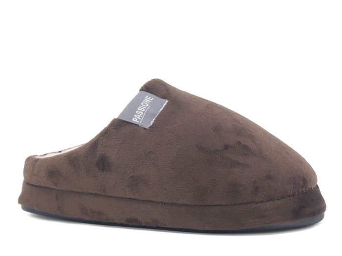 Öztaban Zenne Etiketli Finanel Kumaş Ev Terliği Kahve - 1