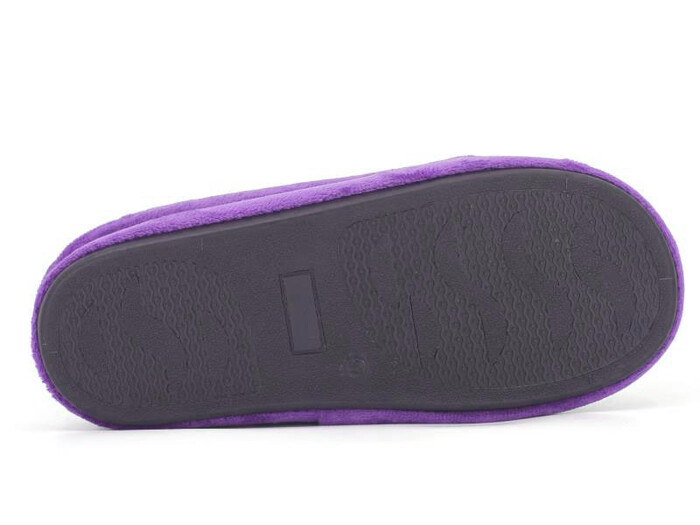 Öztaban Zenne Etiketli Finanel Kumaş Ev Terliği Lila - 3