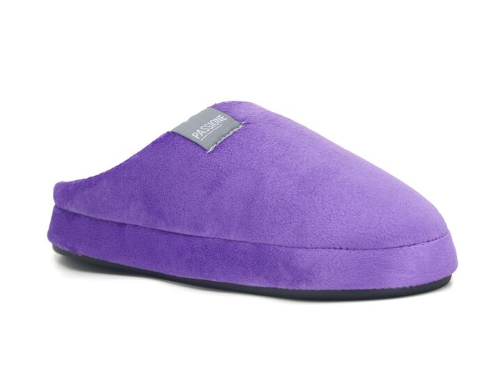 Öztaban Zenne Etiketli Finanel Kumaş Ev Terliği Lila - Öztaban